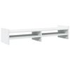 vidaXL Suporte para monitor 100x27x20 cm derivados de madeira branco
