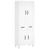 vidaXL Arm&aacute;rio alto 69,5x34x180 cm derivados de madeira branco