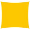 vidaXL Para-sol estilo vela tecido oxford quadrado 5x5 m amarelo