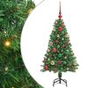 vidaXL &Aacute;rvore de Natal com luzes LED 120 cm 150 LED Branco quente