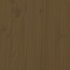 vidaXL Cabeceira de cama 75x3x80 cm pinho maci&ccedil;o castanho mel