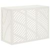 vidaXL Capa de Ar Condicionado Branco 110 x 50 x 80 cm A&ccedil;o