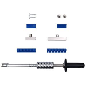 vidaXL Conjunto martelo deslizante 7 pcs a&ccedil;o carbono
