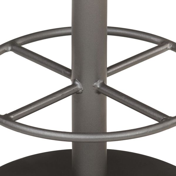 vidaXL Banco de bar couro genu&iacute;no castanho envelhecido