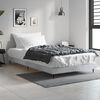 vidaXL Estrutura de cama 90x200 cm derivados de madeira cinza sonoma