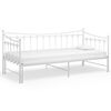 vidaXL Estrutura sofá-cama de puxar 90x200 cm metal branco