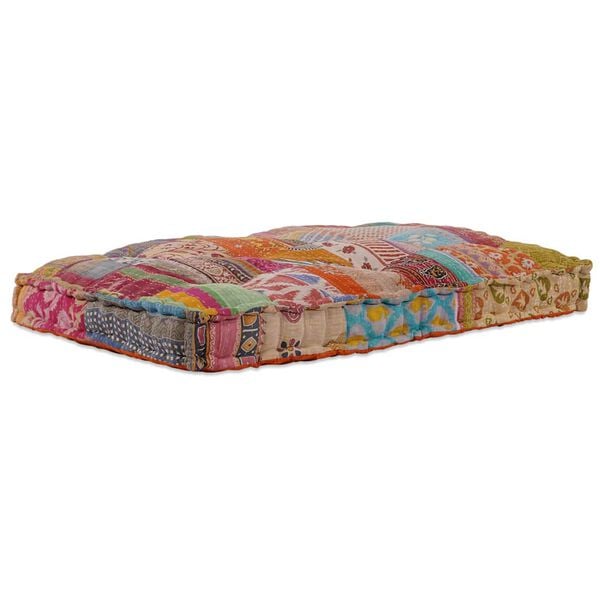 vidaXL Travesseiro para Sof&aacute; Pallet Multicolor 120 x 80 x 12 cm tecido