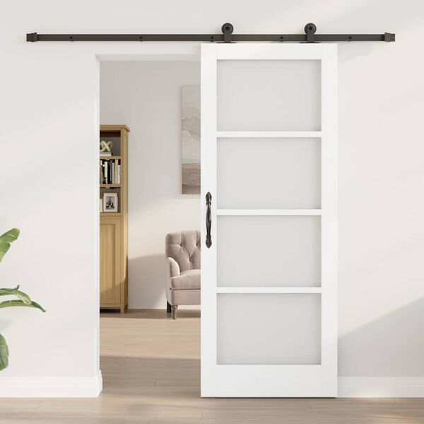 vidaXL Porta Deslizante ORKDAL Branco 78 x 202 cm