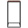 vidaXL Mesa de centro 40x30x59 cm derivados de madeira preto