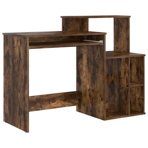 vidaXL Mesa Carvalho Defumado 120,5 x 44 x 88,5 cm