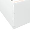 vidaXL Estrutura de cama 200x200 cm derivados de madeira branco