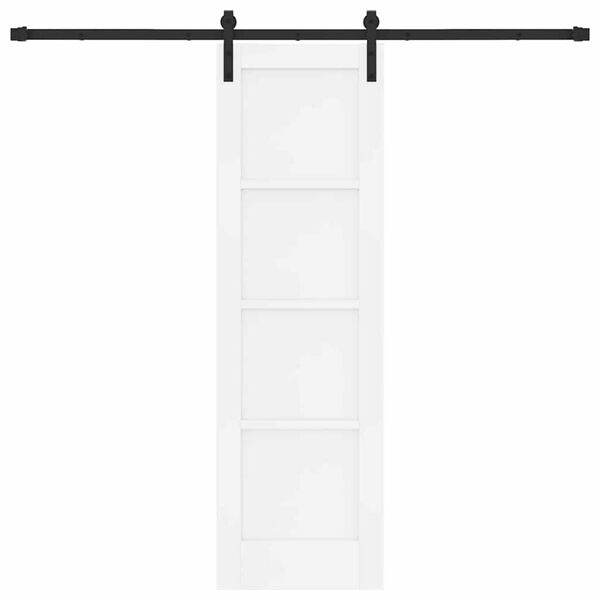 vidaXL Porta Deslizante Branco 61 x 198,5 cm