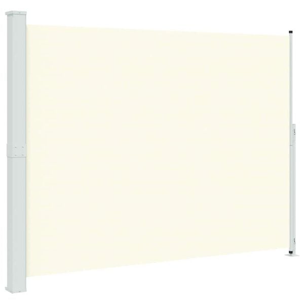 vidaXL Toldo lateral retr&aacute;til para p&aacute;tio 220x300 cm creme