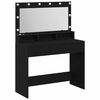 vidaXL Mesa de vestir Carvalho Preto 100 x 41 x 135 cm
