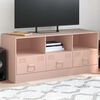 vidaXL M&oacute;vel de TV 99x39x44 a&ccedil;o rosa