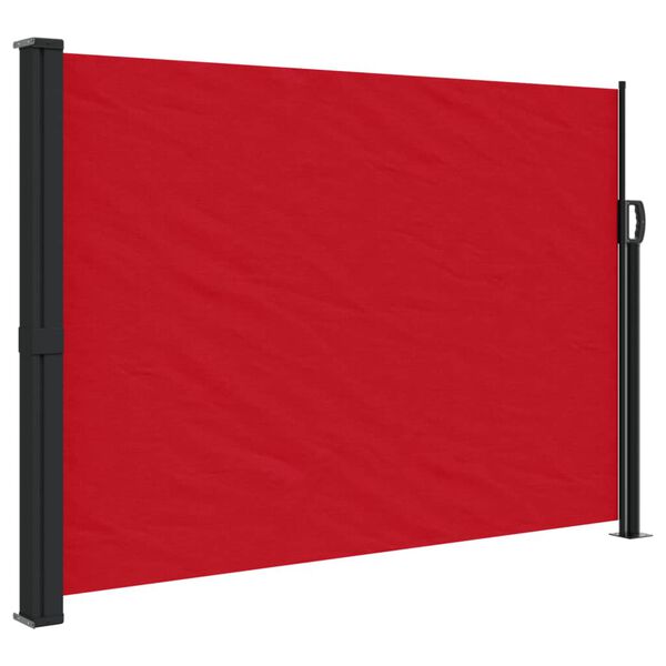 vidaXL Toldo lateral retr&aacute;til 140x500 cm vermelho