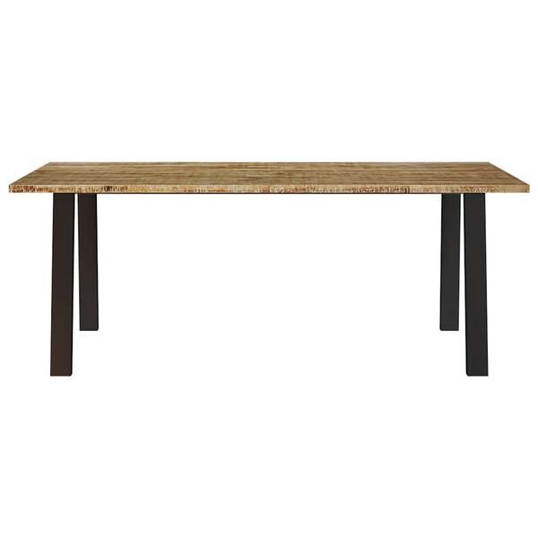 vidaXL Mesa de jantar 200x90x76 madeira de acácia maciça