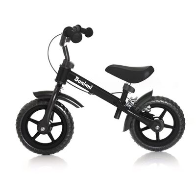 Baninni Bicicleta de equilíbrio Wheely preto BNFK012-BK