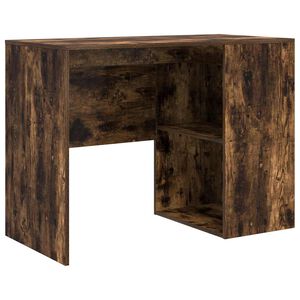 vidaXL Mesa Carvalho Defumado Derivados de Madeira 102 x 50 x 75 cm