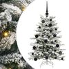 vidaXL &Aacute;rvore de Natal Articulada Artificial Branco 120 cm PE e PVC