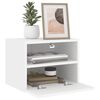 vidaXL M&oacute;vel de parede p/ TV 40x30x30 cm derivados de madeira branco