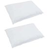 vidaXL Almofada com travesseiro 2 pcs Branco 70 x 90 cm Pena