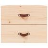vidaXL Mesas de cabeceira de parede 2 pcs 50x36x40 cm
