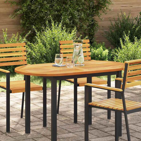 vidaXL Tampo de Mesa &Oacute;leo Natural 120 x 70 x 2 cm