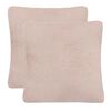 vidaXL Almofada de Lan&ccedil;ar Cestaria 2 pcs Rosa 45 x 45 cm Algod&atilde;o