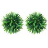 vidaXL Bolas artificiais de buxo com luzes LED 2 pcs verde 30 cm