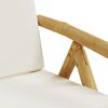 vidaXL Cadeiras jardim dobráveis/reclináveis c/ almofadões 2 pcs bambu