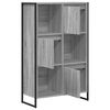 vidaXL Gabinete de Livros Cinza Sonoma 68 x 30 x 108,5 cm