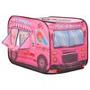 vidaXL Tenda de brincar infantil com 250 bolas 70x112x70 cm rosa