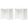 vidaXL Mesa de apoio 2 unid. Branco 37 x 32 x 40 cm