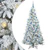 vidaXL &Aacute;rvore de Natal Articulada Artificial Branco 180 cm PE e PVC