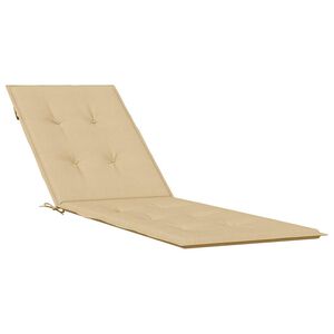 vidaXL Almofad&atilde;o para cadeira terra&ccedil;o (75+105) x 50 x 4cm mesclado tecido