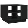 vidaXL Mesa de centro 55x55x43 cm aglomerado preto