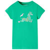 T-shirt de crian&ccedil;a verde 140