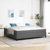 vidaXL Estrado de cama plataforma Cinzento-claro 200 x 200 cm