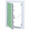 vidaXL Painel de Acesso Verde e Prata 25 x 35 cm Alum&iacute;nio e Gesso