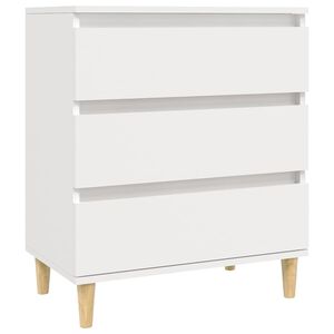 vidaXL Aparador 60x35x70 cm derivados de madeira branco