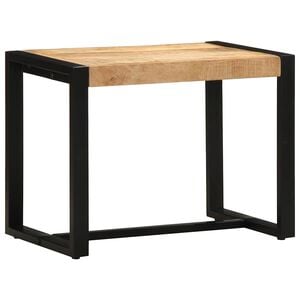 vidaXL Banco 60x35x45 cm madeira de mangueira &aacute;spera maci&ccedil;a