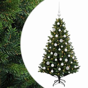 vidaXL &Aacute;rvore de Natal Artificial com Bolas 120 cm 150 LED