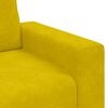 vidaXL Poltrona 100x77x82 cm veludo amarelo