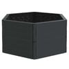 vidaXL Vaso/floreira de jardim PP antracite