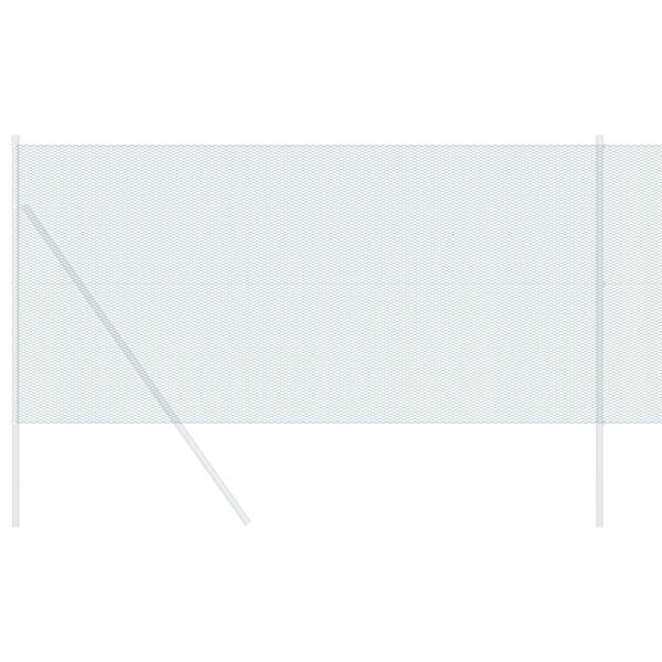 vidaXL Cerca Hexagonal Verde 1 x 10 m PVC