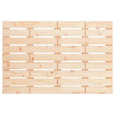 vidaXL Cabeceira de parede 96x3x63 cm madeira de pinho maciça