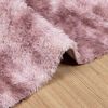 vidaXL Tapete shaggy de pelo alto NAVARRA 240x340 cm rosa empoeirado