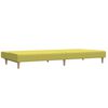 vidaXL Sof&aacute;-cama de 2 lugares tecido verde