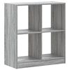 vidaXL Estante 68,5x32x75 cm derivados de madeira cinzento sonoma